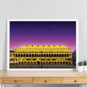 Piazza delle Erbe, Padova - Illustrazione di Alessio Cottino