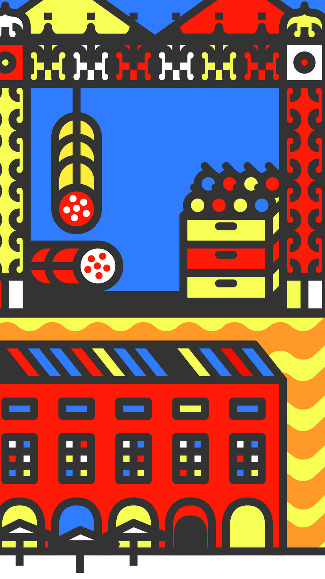Icons of Modena - illustrazione di Alessio Cottino