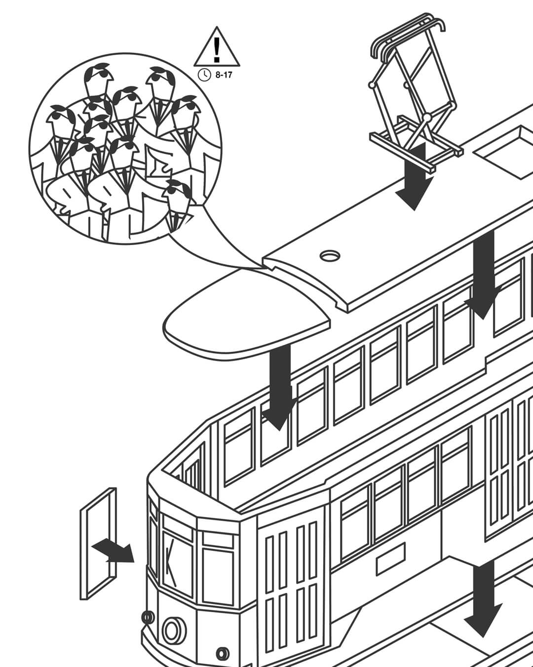 Milano 1928 - istruzioni di montaggio - illustrazione di Alessio Cottino
